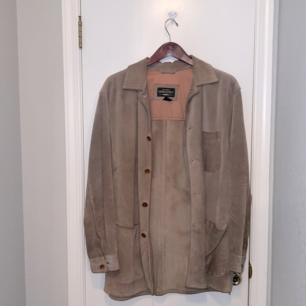 Vintage Banana Republic Suede Leather Jacket